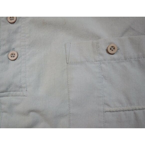 MEN'S VINTAGE LIGHT GRAY SHORT SLEEVE POLO SHIRT - OLEG CASSINI - SIZE L - Picture 2 of 5